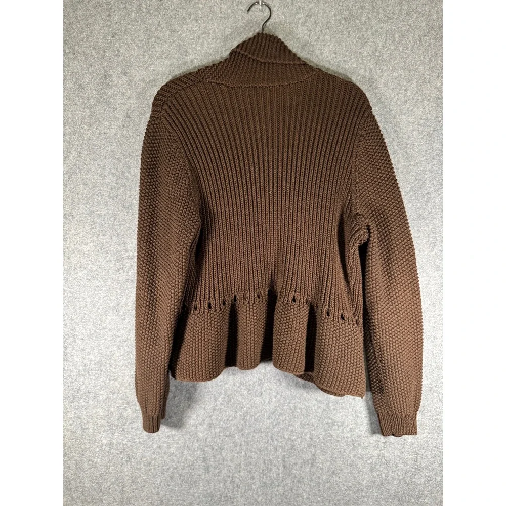 Lauren Ralph Lauren Brown Cardigan Sweater
Cotton. - Picture 6 of 7